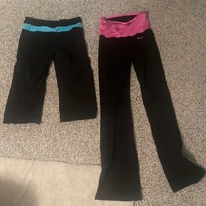 Workout bottoms , one long pants other is capri